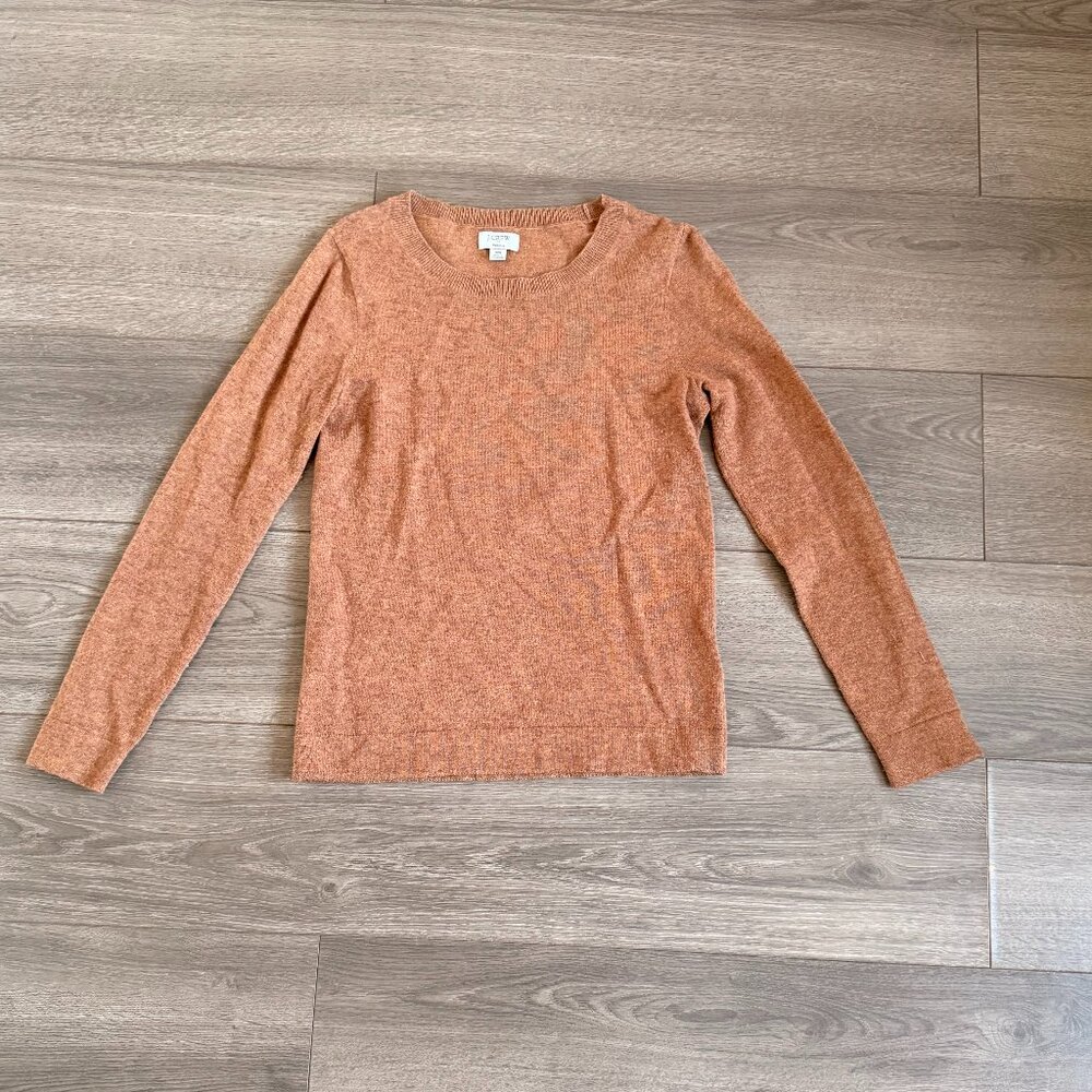 J Crew Factory Brown Crewneck Sweater, Size XS